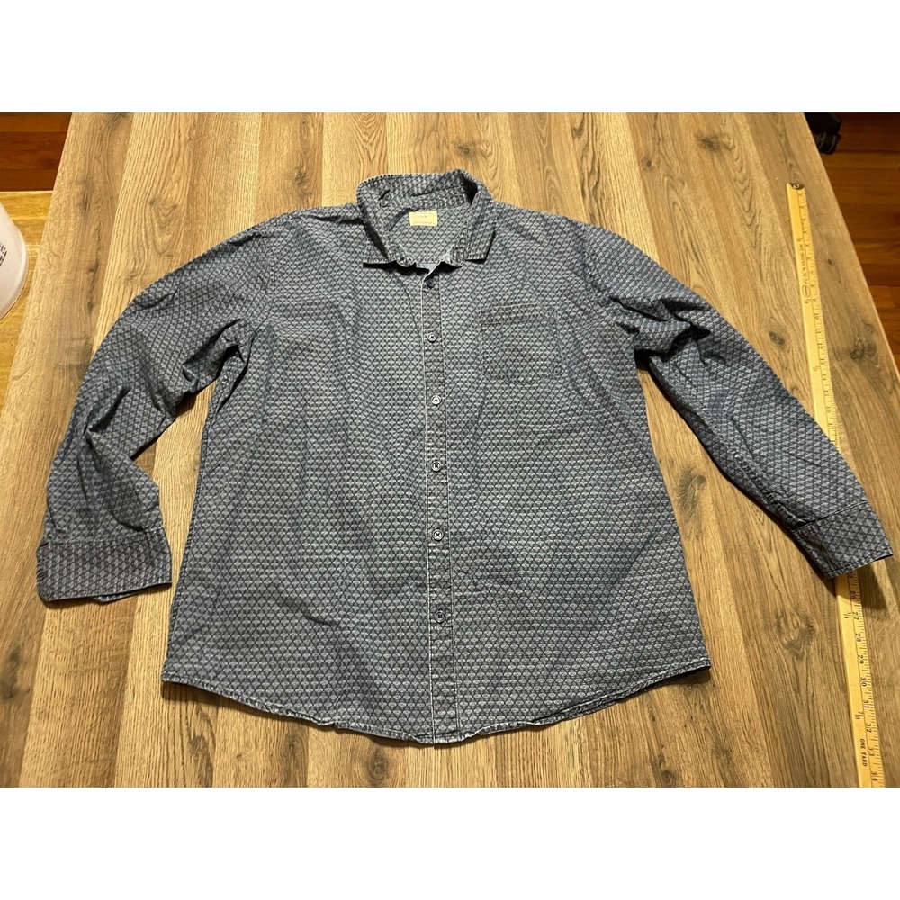 Method Shirt, Men's Size XL, Blue, Button Up, Long Sleeve, Pocket